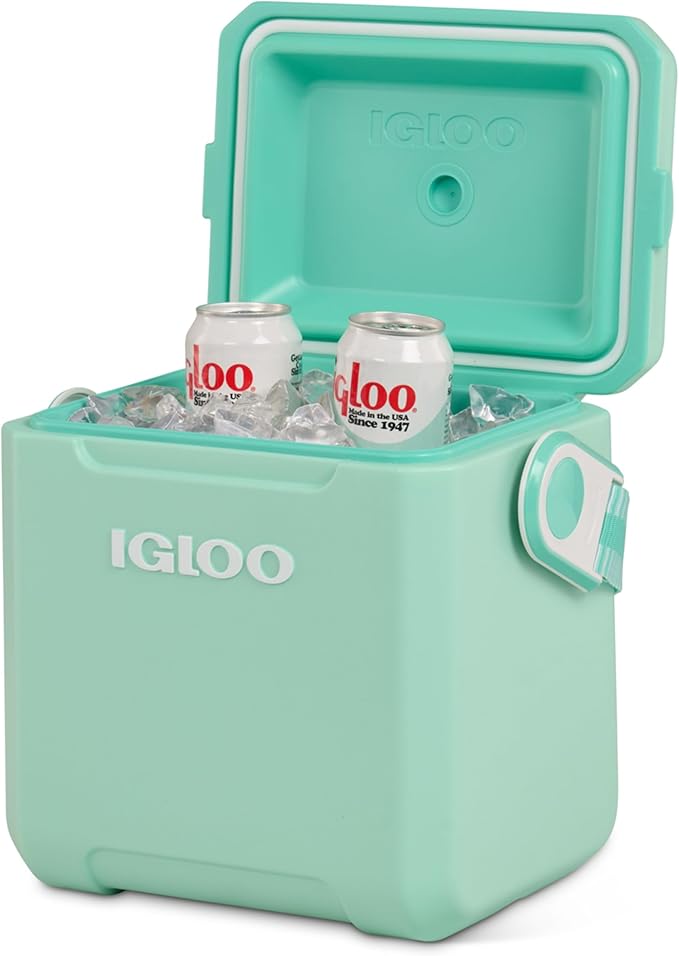 Igloo Tag Along Too Coolers | Insulated Hard Shell Picnic Style Cooler | Rolling Ice Chest
