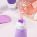 INSFIT Travel Bottles for Toiletries, TSA Approved 3oz Travel Size Containers, BPA Free Leak Proof Squeezable Silicone Tubes for Shampoo Conditioner Lotion Body Wash with Labels
