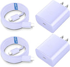 45W USB C Fast Charger Block Super Fast Charging Type C Charger for Samsung Galaxy S26 S25 S24 S23 Ultra/S26 S25 S24 S23 S22 S21 S20/Note 10/20,PPS Android Phone Charger with 6.6FT Cord-Purple