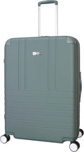 Jessica Simpson Countryside 30" Expandable 8-Wheel Spinner Large Checked Luggage Suitcase, Chinois Green