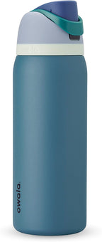 Owala FreeSip Insulated Stainless Steel Water Bottle with Straw, BPA-Free Sports Water Bottle, Great for Travel, 40 Oz, Denim