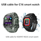 USB Cable Compatible with C20 Smartwatch, Magnetic Charger Replacement Charger Compatible for Tank M1 Pro/C20 C16 Military Watch