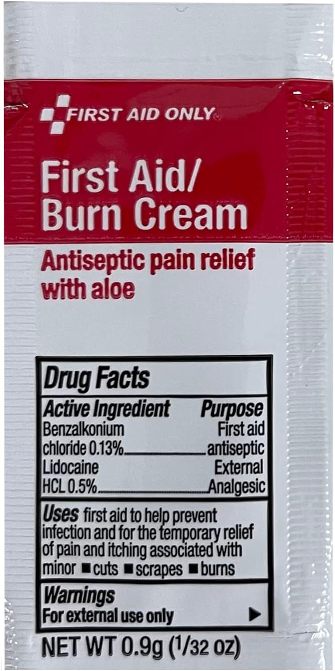 First Aid Only 9302-25M 25-Person Contractor's First Aid Kit for Home Renovation, Job Sites, and Construction Vehicles, 178 Pieces, Pack of 12