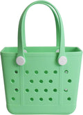 Lightweight Extra large Rubber Beach Bag Small mini Tote Bag for Gym Waterproof medium Open Handbag for Pool Sports