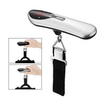 Luggage Weight Scale, 2pcs Portable Electronic Luggage Scale, 50kg/110lb, Hanging Weight Balance, Travel Suitcase Case,for Travel(Silver)