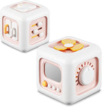 SOCBTNSO Busy Cube, Toys for 1 Year Old Girl Gifts, Montessori for Baby Girl, Travel Sensory Toys for Toddlers 1-3, Learning Fine Motor Skills| 1st Birthday Girl Gifts 6 9 12 Months