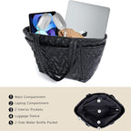 BUG Lightweight Women Laptop Tote Bag for Work, Casual Handbag for Travel Beach College Teacher