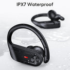 Hybrid Active Noise Cancelling Wireless Ear Buds 80 Hrs Playtime Hi-Res Stereo Quality Bluetooth Earbuds with Transparency Mode Headphones Bluetooth Earhooks ANC Earphones for Work Sports Travel
