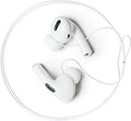Anti-Lost Strap for Airpod Pro, New Version Strap for Wireless in-Ear Earbuds with Ear Tips, Airpod Pro Lanyard - White (Compatible with Airpods Pro 1 2 3, Sony, Beats, Samsung, Bose)