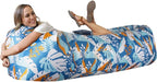 WEKAPO Inflatable Couch Air Lounger Chair - Camping & Beach Accessories, Portable Blow up Sofa for Hiking, Lawn, Indoor/Outdoor Movies & Music Festivals. Lightweight and Easy to Set Up Air Hammock