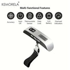 Luggage Weight Scale, Luggage Scale Electronic Digital Scale Equipped with Temperature Sensor Portable Handheld Travel Suitcase Bag Hanging Scale,for Travel