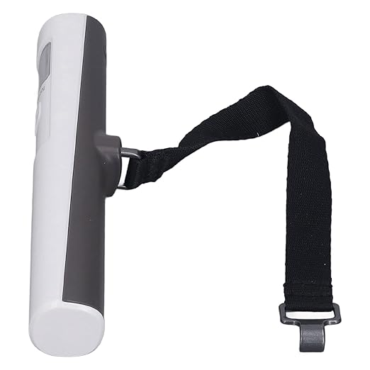 Digital Luggage Scale, 110 Lbs High Accuracy Hand Shaking Self Powered Hanging Baggage Scale with LCD Display, Portable Suitcase Weighing Scale for Home, Office, Travel, Picnics