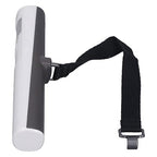 Digital Luggage Scale, 110 Lbs High Accuracy Hand Shaking Self Powered Hanging Baggage Scale with LCD Display, Portable Suitcase Weighing Scale for Home, Office, Travel, Picnics