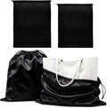 2 Pcs Dust Bags for Purses, Purse Dust Bags Shoe Storage Bag with Drawstring Closure for Handbags, Purses, Shoes, and Boots