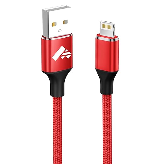 iPhone Charger 6FT [Apple MFi Certified] iPhone Charger Cord Fast Charging Lightning Cable Nylon Braided USB iPhone Cable Compatible with iPhone 14 Pro Max/13/12/11/XR/XS Max/X/8/7/6s Plus, iPad, iPod