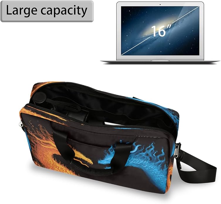 Cute Laptop Shoulder Bag for Women Men, Computer Laptop Bag Laptop Sleeve Case Laptop Satchel Briefcase Carrying Bag QA-1