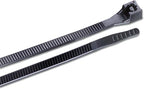 Gardner Bender 46-206UVB Doublelock Cable Tie, 6 Inch., Tensile Strength, Wire / Cord Management Industrial and Household Use, Nylon Zip Tie, 100 Pk., UV Resistant Black