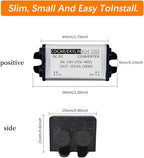DC 24v to 12v Step Down Converter Reducer Regulator 3A 36W Power Supply Adapter for Auto Car Truck Vehicle Boat Solar System etc.(Accept DC15-40V Inputs)