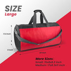 C&F BOGMOST Travel Duffel Bag Large Foldable Waterproof Gym Bag for Gym Beach Swim Bag Men Women Duffle Bag Lightweight Oxford Cloth Sports Bag -Red