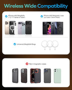 MOMAX Magnetic Wireless Power Bank 5000mAh, Ultra-Slim 0.3" MagSafe-Compatible Portable Charger, 20W USB-C PD Fast Charging, for iPhone 17/16/15/14/13/12 Series, Samsung Galaxy & Google Pixel
