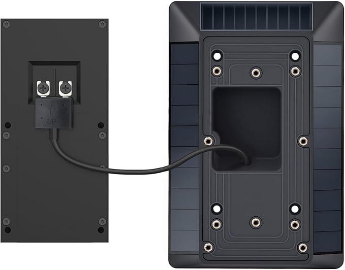 Doorbell Solar Charger - Compatible with Ring Video Doorbell Plus 3,3 Plus, 4,and Battery Doorbell Pro(Video Doorbell 3, 3+, 4)