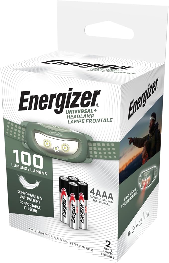 Energizer Universal+ LED Headlamp (2-Pack),