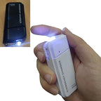 Battery Operated Phone Charger Emergency|USB Battery Powered Small Power Bank Portable 2 AA Batteries Powered Outlet. (Black)