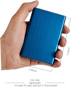 EASTNIGHTS RFID Credit Card Holder Metal Wallet Stainless Steel Credit Card Protector Case for Men or Women