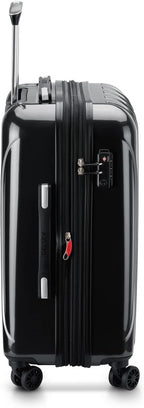 DELSEY PARIS Helium Aero Hardside Expandable Luggage with Spinner Wheels, Black, 2-Piece Set (21/24)
