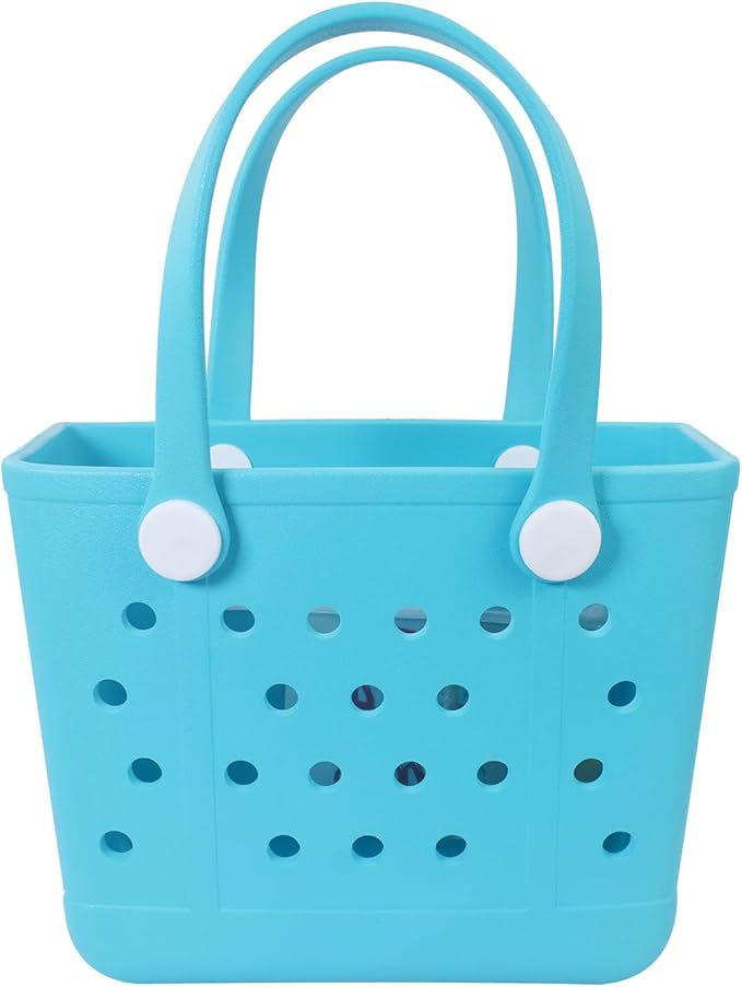 Lightweight Extra large Rubber Beach Bag Small mini Tote Bag for Gym Waterproof medium Open Handbag for Pool Sports
