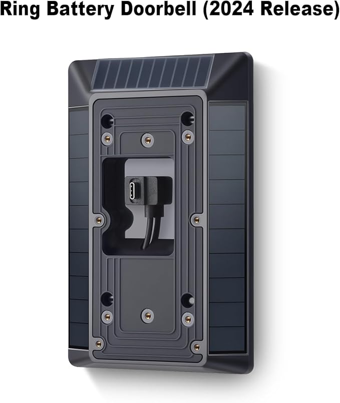 All-new Ring Solar Charger for Battery Doorbell (USB-C Port)