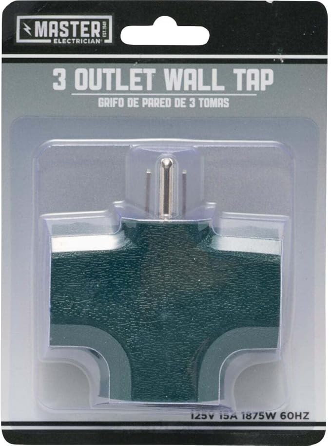 Grounded Multi-Outlet Cube Tap