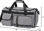 MAXTOP Gym Bag for Women Men Travel Duffle Bag Large Capacity Carry On Weekender Overnight Bag With Shoe Compartment Gym Tote Dry Wet Separation Duffel Bag for Travel