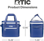 RTIC Ultra-Tough Soft Cooler 30 Can, Insulated Bag Portable Ice Chest Box for Lunch, Beach, Drink, Beverage, Travel, Camping, Picnic, Car, Trips, Floating Cooler Leak-Proof with Zipper