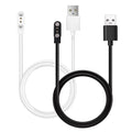 [2-Pack] Magnetic Charging Cable for FITVII HM57, HM78, HM58, HM18, HM08, H56 and Morepro HM57 Smart Watch，2FT Smartwatch Rapid Charger (Black&White)