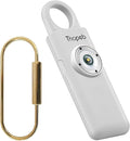Thopeb– Personal Safety Alarm for Women–135dB Siren, Strobe Light and Rechargeable - Safety Alarm Keychain for Women (Metallic Silver)