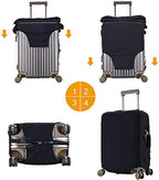 Travel Luggage Cover Suitcase Protector, Soccer Football Ball Breaking Nets Thickened Washable Elastic Anti-scratch Luggage Sleeve with Concealed Zipper for Wheeled Suitcase Fits 25-28 Inch Luggage