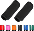 2 Pack Luggage Handle Wraps for Luggage Suitcase Travel Bags (Black)
