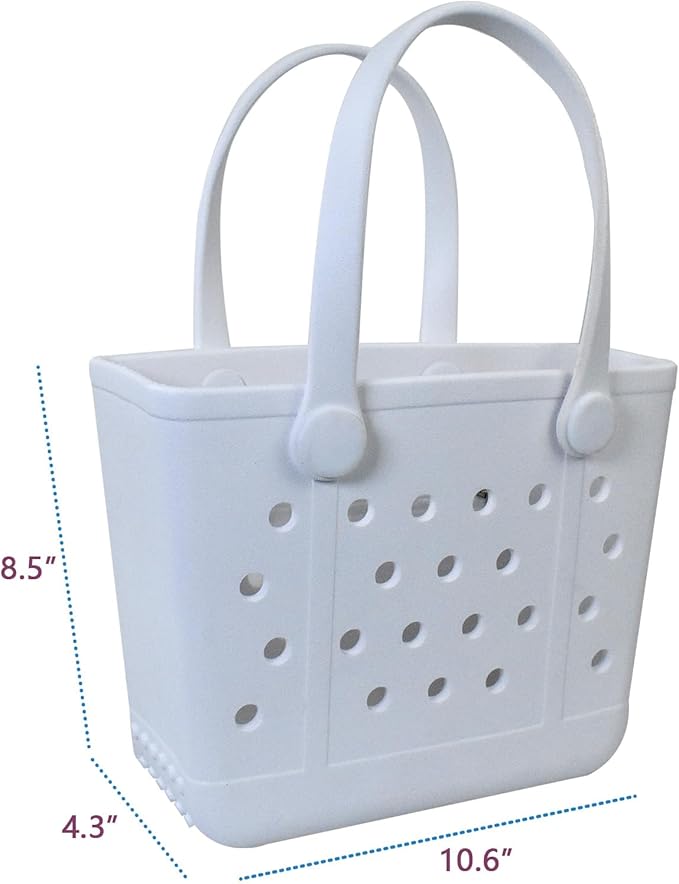 Lightweight Extra large Rubber Beach Bag Small mini Tote Bag for Gym Waterproof medium Open Handbag for Pool Sports