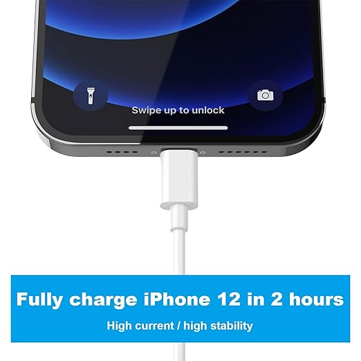 AZMOGDT Apple MFi Certified iPhone Charger 5pack [6/6/6/10/10FT] Long Lightning Cable Fast Charging Cord iPhone Charging Cable for iPhone 14/14 Pro/Max/13/12/11 Pro Max/XS MAX/XR/XS/X/8/Plus