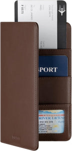 VULKIT Passport Holder Wallet RFID Blocking Travel Wallet for Men & Women