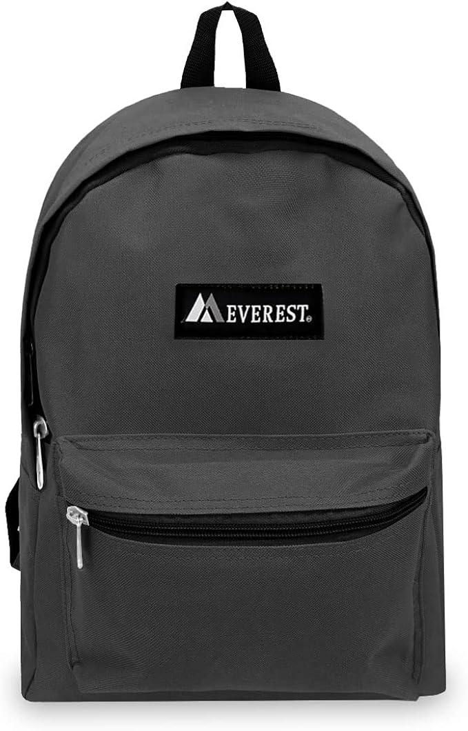 Everest 1045K Basic Backpack, 15", Charcoal