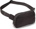 Pander Everywhere Belt Bag for Women, 5 Zipper Pockets Nylon Crossbody Fanny Pack Purse (Dim Grey)