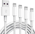 4 Pack Apple MFi Certified iPhone Charger Cable 6Ft, Apple Lightning to USB Cable Cord 6 Foot, 2.4A Fast Charging, Apple Phone Long Chargers for iPhone 14/13/12/11/ X/XS/XR/8/7/6/SE Plus Pro Max Mini