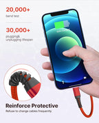 Aioneus iPhone Charger 6ft 2Pack MFi Certified Lightning Cable Fast Charging Durable Nylon Braided Phone Charger Cord Compatible with iPhone 13 Pro 12 Pro 11 Pro Xs Max Xr 8 7 Plus Se 2020 iPad
