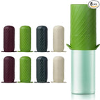 Mrsdry Bottle Covers for Travel, Leak Proofing, Travel Size Container Silicone toiletry sleeves, Leak Locks Travel Accessories for Shampoo Wash Body Bottles and other beauty and personal care(8pcs)