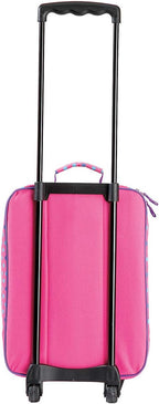 Lillian Vernon Personalized Kids Suitcases for Girls, 5-Pocket 3-D Butterfly Design Rolling Luggage Set, Customizable Travel Carrier on Wheels