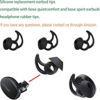 Silicone Replacement Earbud Tips Earbud Covers Ear Tips Compatible with Bose Quietcomfort and Sport Headphone Rubber Tips Large 3 Pairs