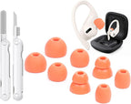 4 Pair Replacement Ear tip for Powerbeats Pro, Beats Earbuds Replacement Tips,Wireless Earphone Headphones, Silicone Earbuds Buds Set with Cleaning kit
