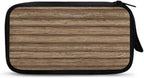 Wood Grain Electronic Accessories Carry Case Large Electronics Organizer Travel Case Portable Cord Organizer Travel for Cable Charger Phone Earphone
